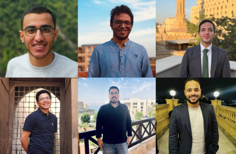 صورة للصحفيين المصريين الستة من «متصدقش»