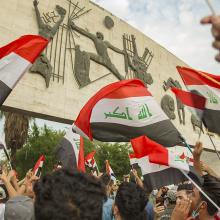 Iraqi protest anniversary