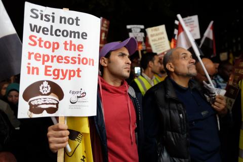 Photo Sisi not welcome