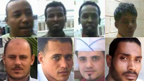 Somali nationals (above) in Najran Prison and Egyptian nationals (below) in Tabuk Prison, some of the many foreign nationals at imminent risk of execution in Saudi Arabia