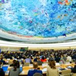 Geneva, Switzerland, February 24, 2025: United Nations Secretary-General António Guterres addresses the high-level debate at the 58th session of the United Nations Human Rights Council in Geneva.