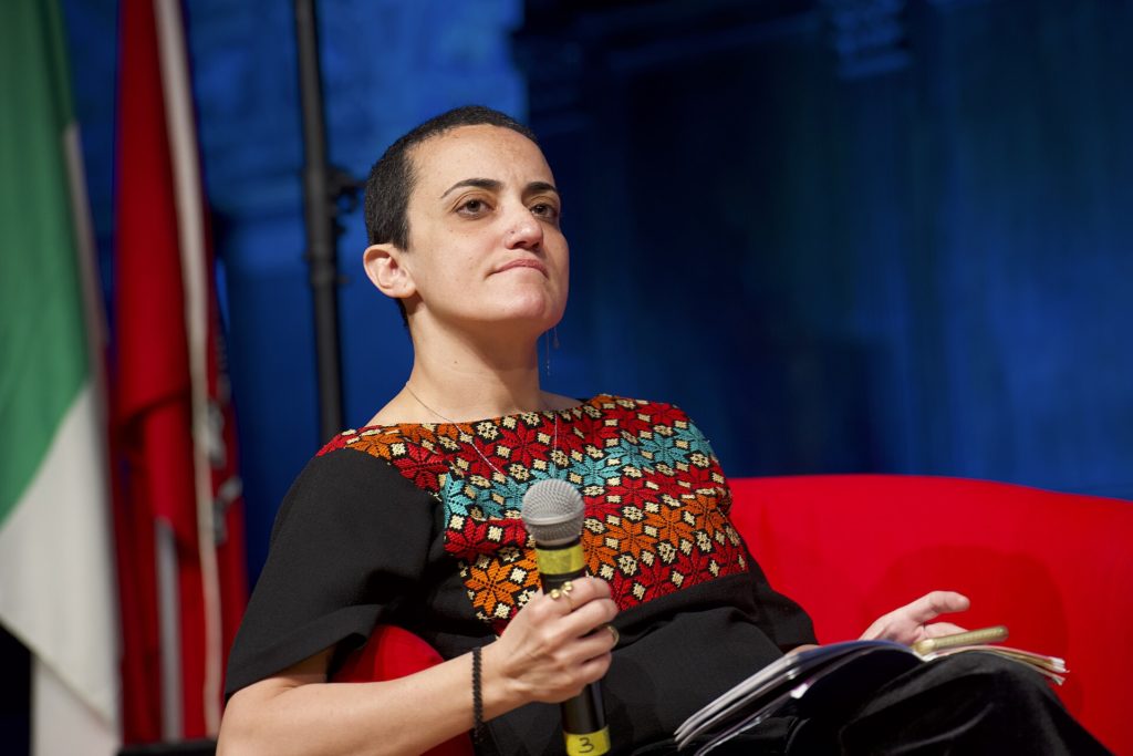 Lina Attalah at the International Journalism Festival 2024 in Perugia, Italy